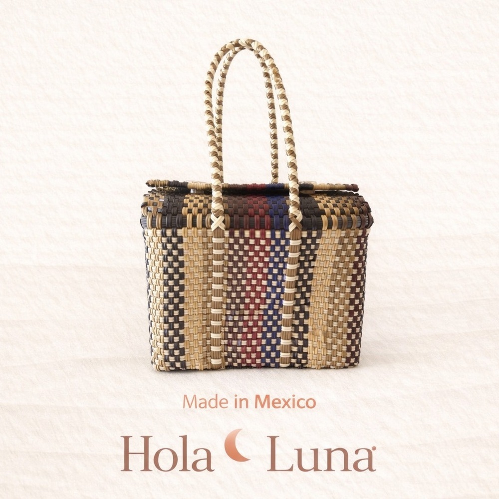 MADE IN MÉXICO MEDIUM WOVEN TOTE BAG